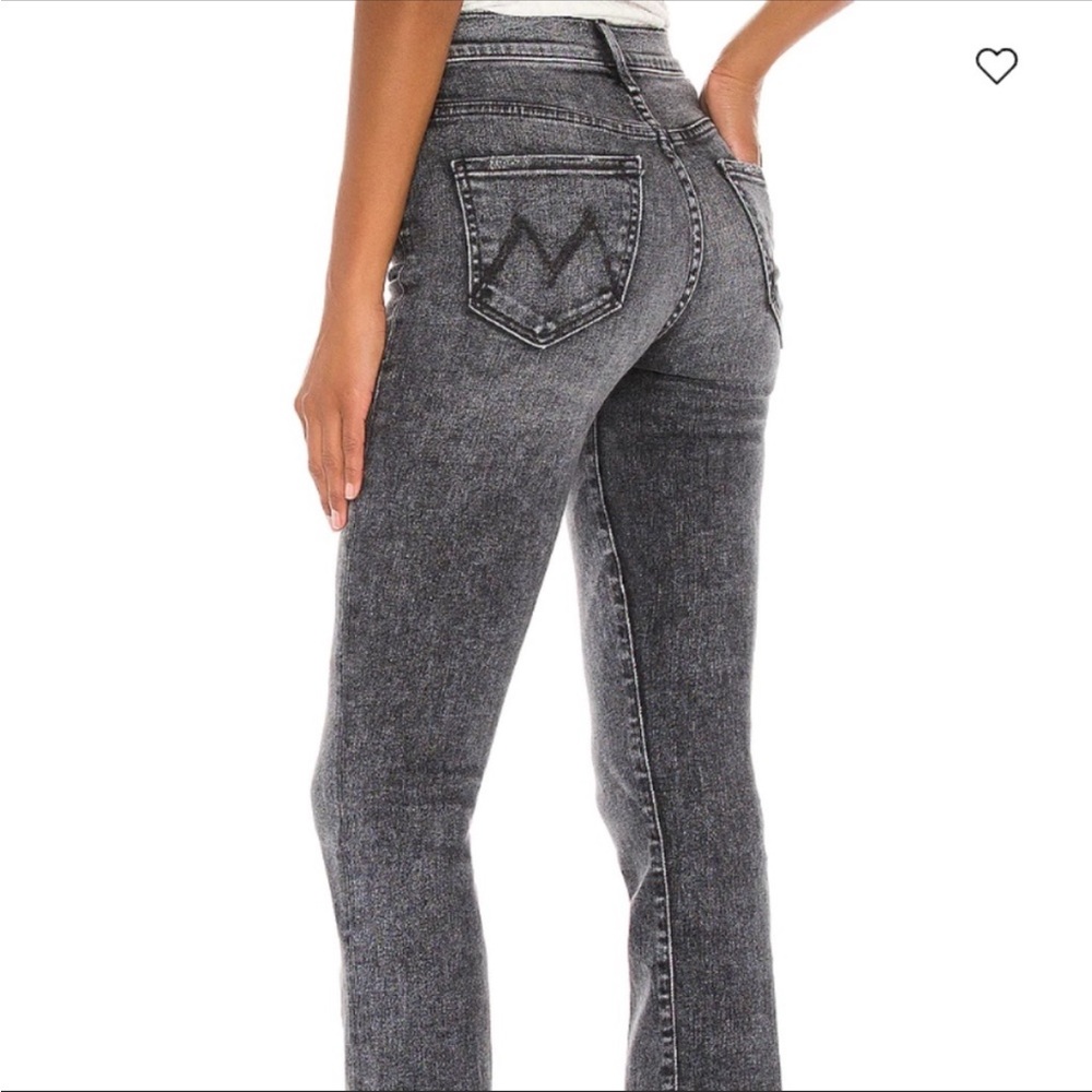 Mother High Waisted Rascal Ankle Snippet Jeans - image 5